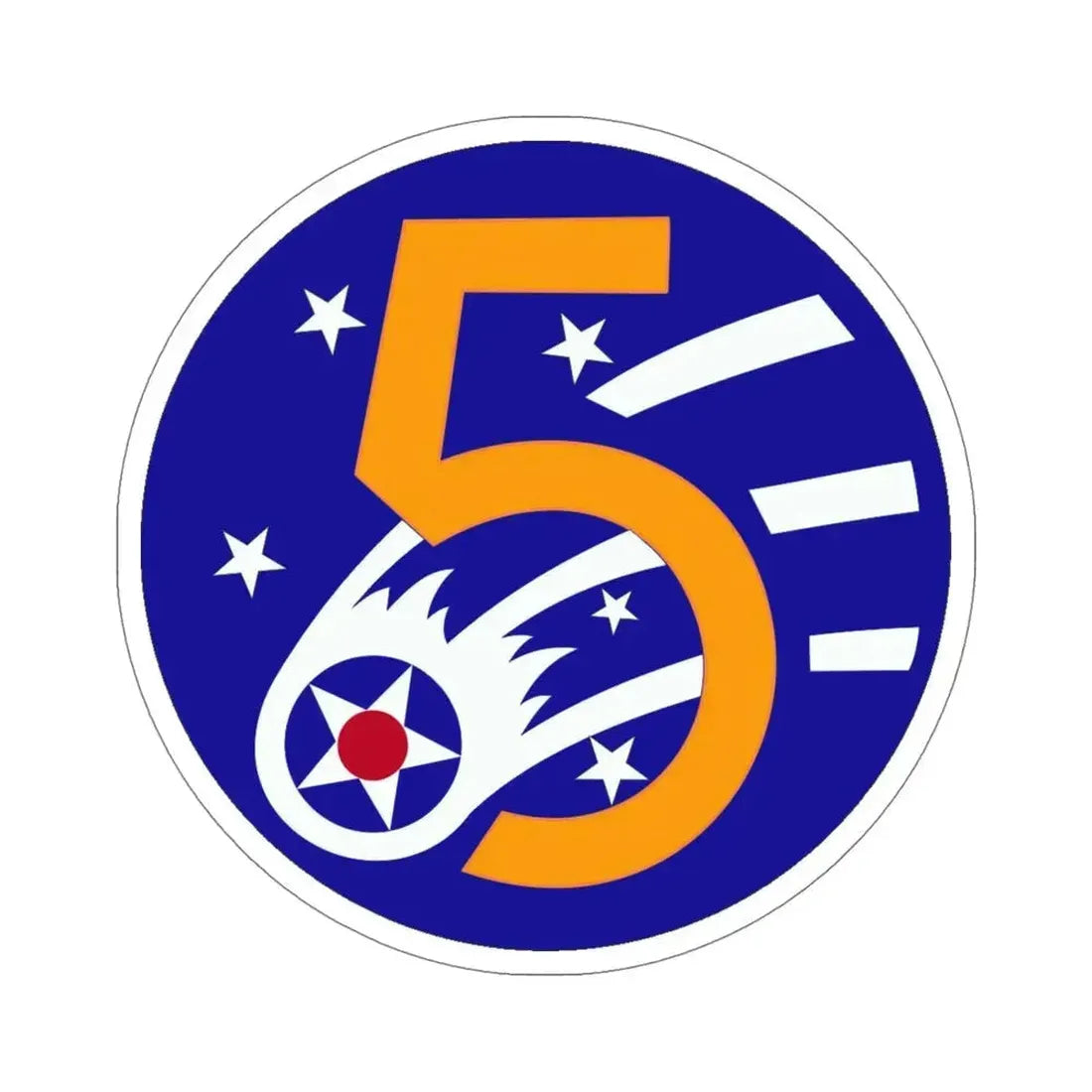 5 Air Force (U.S. Army) STICKER Vinyl Die-Cut Decal 5 Inch - The Sticker Space