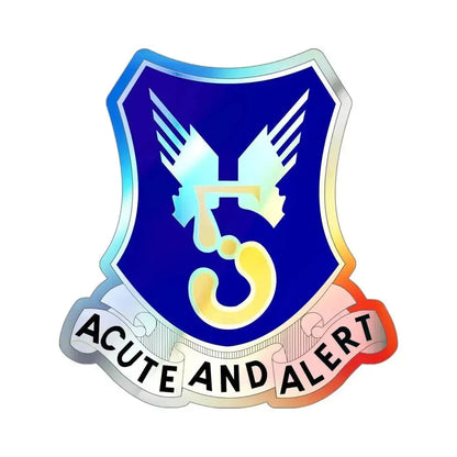 5 Aviation Regiment (U.S. Army) Holographic STICKER Die-Cut Vinyl Decal 4 Inch Holographic - The Sticker Space