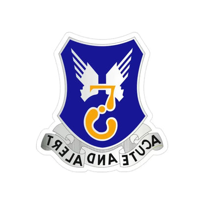 5 Aviation Regiment (U.S. Army) REVERSE PRINT Transparent Die-Cut STICKER - The Sticker Space