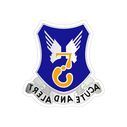 5 Aviation Regiment (U.S. Army) REVERSE PRINT Transparent Die-Cut STICKER - The Sticker Space