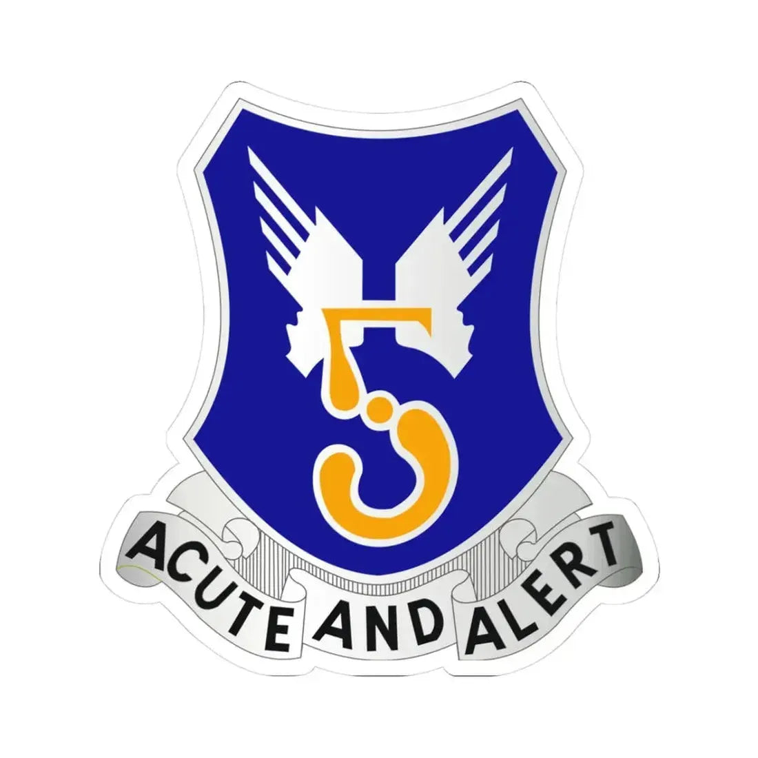 5 Aviation Regiment (U.S. Army) STICKER Vinyl Kiss-Cut Decal 3 Inch White - The Sticker Space