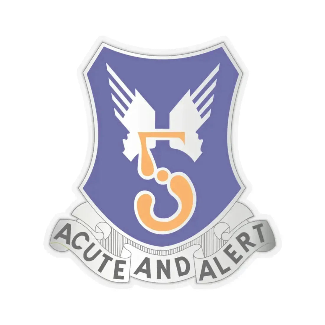 5 Aviation Regiment (U.S. Army) STICKER Vinyl Kiss-Cut Decal 6 Inch Transparent - The Sticker Space