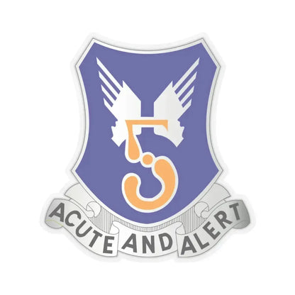 5 Aviation Regiment (U.S. Army) STICKER Vinyl Kiss-Cut Decal 6 Inch Transparent - The Sticker Space
