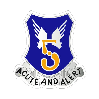 5 Aviation Regiment (U.S. Army) STICKER Vinyl Kiss-Cut Decal 6 Inch White - The Sticker Space