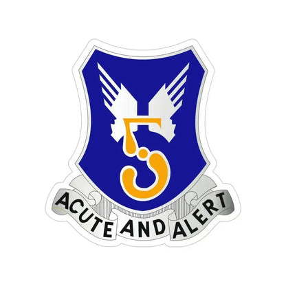 5 Aviation Regiment (U.S. Army) Transparent STICKER Die-Cut Vinyl Decal 5 Inch - The Sticker Space