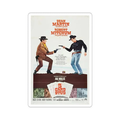 5 Card Stud 1968 Movie Poster STICKER Vinyl Die-Cut Decal - The Sticker Space