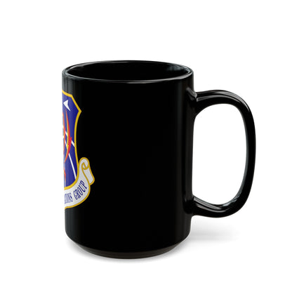 5 Combat Communications Group ACC (U.S. Air Force) Black Coffee Mug-The Sticker Space