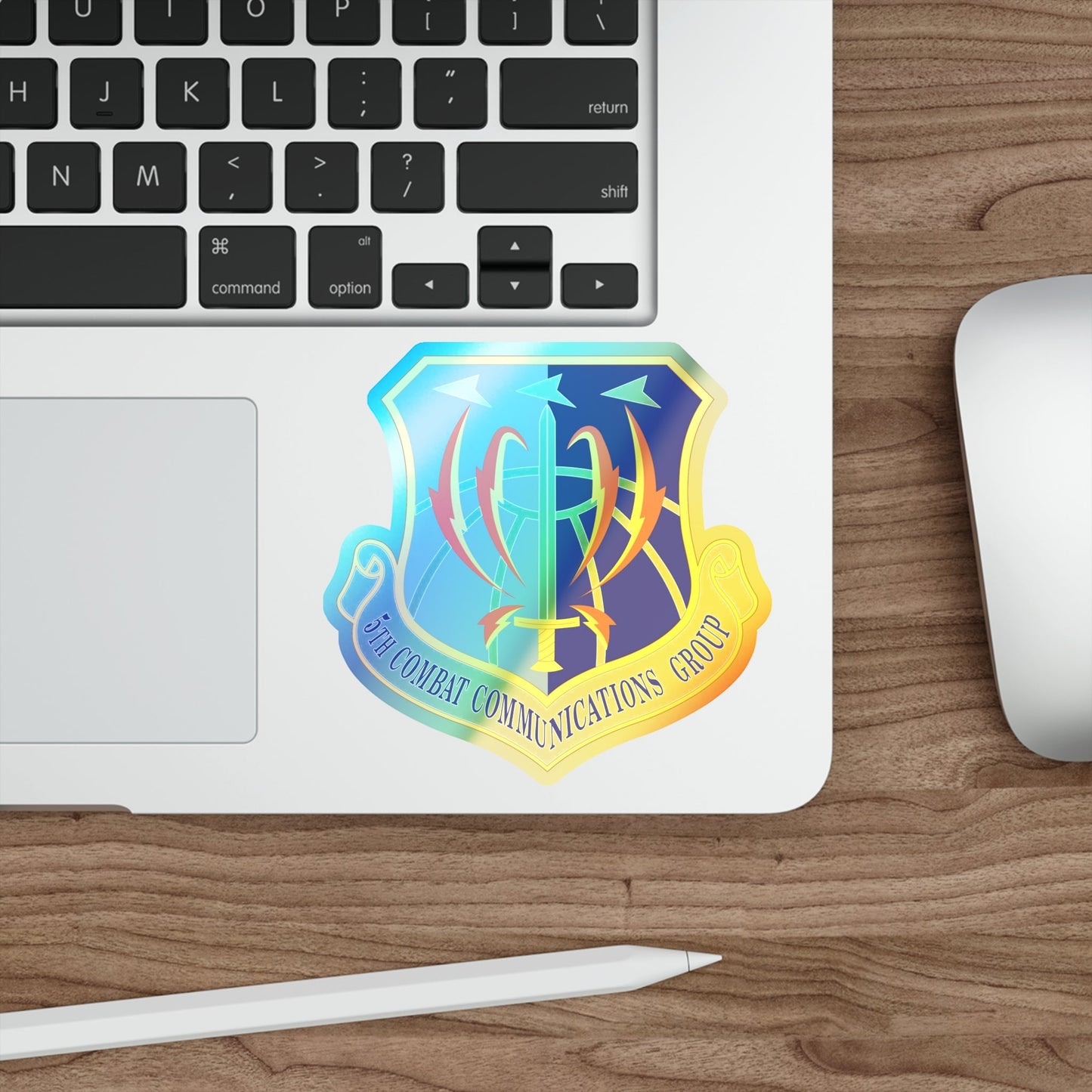 5 Combat Communications Group ACC (U.S. Air Force) Holographic STICKER Die-Cut Vinyl Decal-The Sticker Space