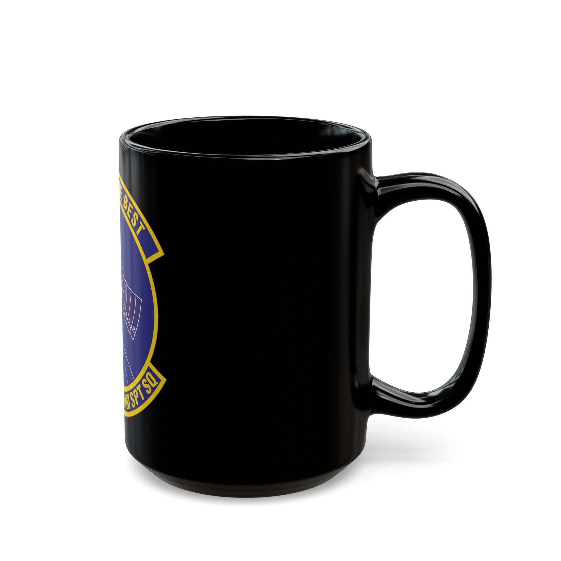 5 Combat Communications Support Squadron ACC (U.S. Air Force) Black Coffee Mug-The Sticker Space