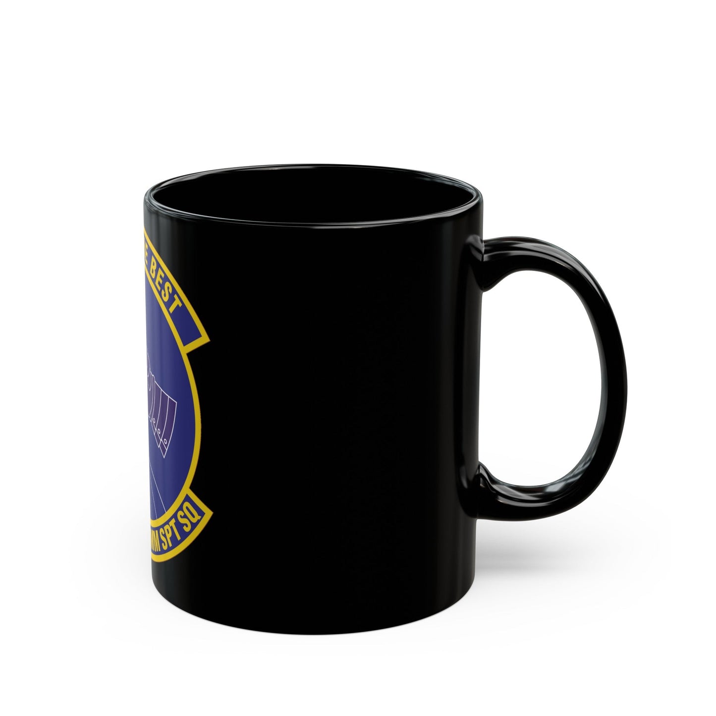 5 Combat Communications Support Squadron ACC (U.S. Air Force) Black Coffee Mug-The Sticker Space