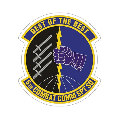 5 Combat Communications Support Squadron ACC (U.S. Air Force) STICKER Vinyl Die-Cut Decal - The Sticker Space