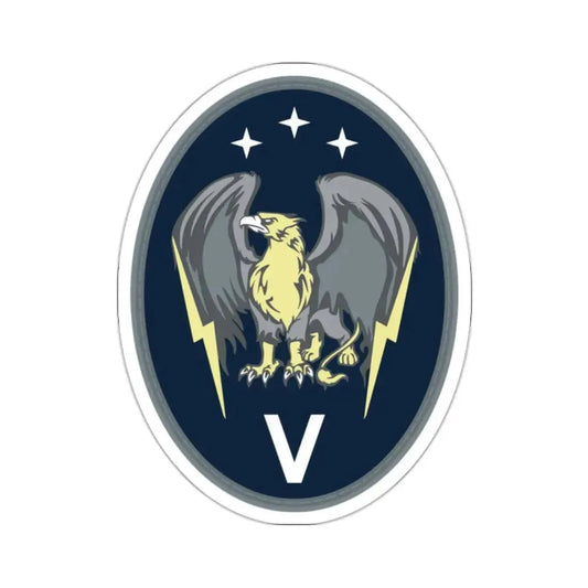 5 Electromagnetic Squadron (U.S. Space Force) STICKER Vinyl Kiss-Cut Decal 2 Inch White - The Sticker Space