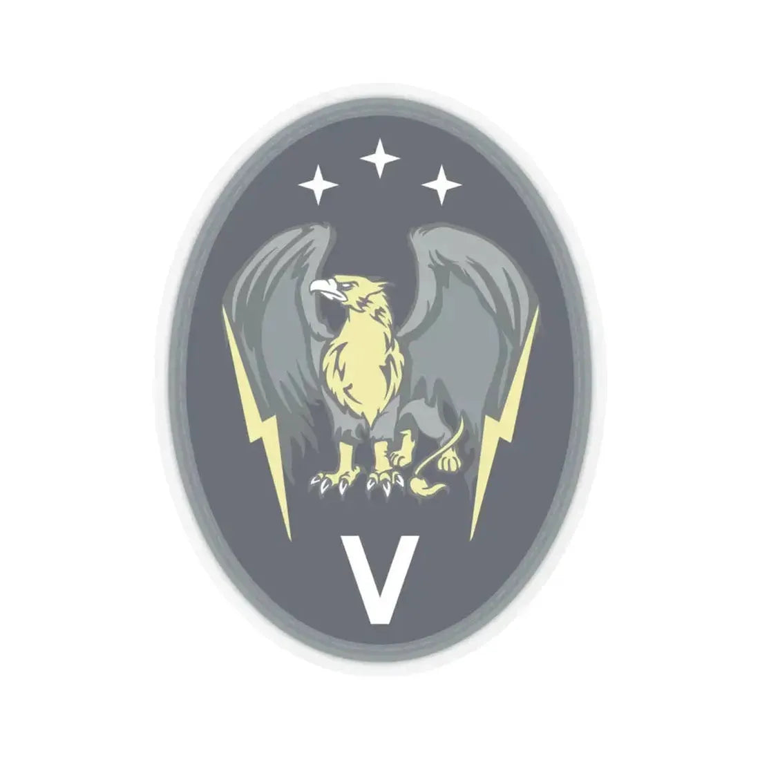 5 Electromagnetic Squadron (U.S. Space Force) STICKER Vinyl Kiss-Cut Decal 6 Inch Transparent - The Sticker Space