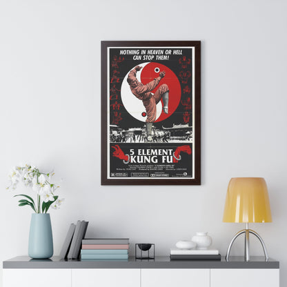 5 ELEMENT KUNG FU 1978 - Framed Movie Poster-The Sticker Space