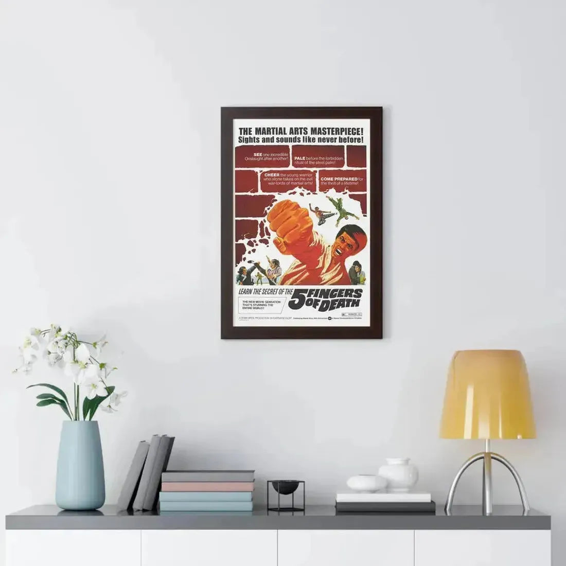 5 FINGERS OF DEATH 1972 - Framed Movie Poster - The Sticker Space
