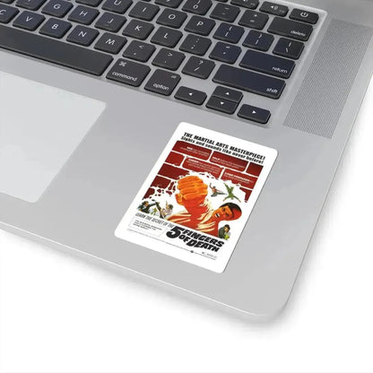 5 FINGERS OF DEATH 1972 Movie Poster - STICKER Vinyl Kiss-Cut Decal - The Sticker Space