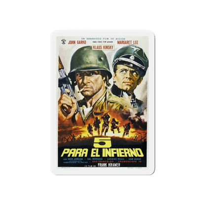 5 FOR HELL 1969 Movie Poster - Refrigerator Magnet - The Sticker Space