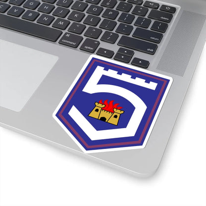 5 Infantry Battalion (Ireland) (Coat of Arms) STICKER Vinyl Kiss-Cut Decal - The Sticker Space