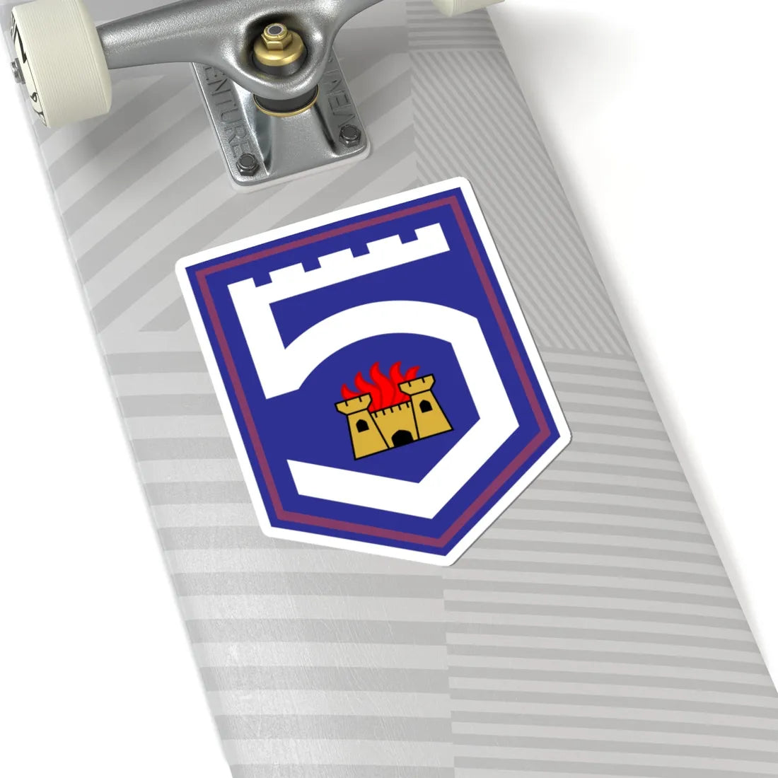 5 Infantry Battalion (Ireland) (Coat of Arms) STICKER Vinyl Kiss-Cut Decal - The Sticker Space