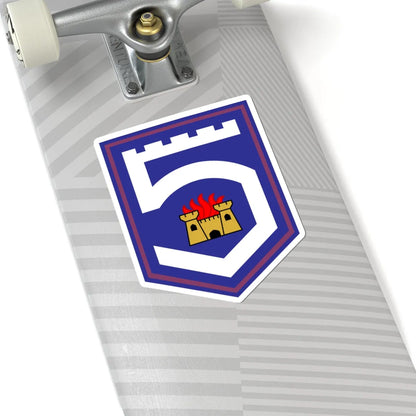 5 Infantry Battalion (Ireland) (Coat of Arms) STICKER Vinyl Kiss-Cut Decal - The Sticker Space