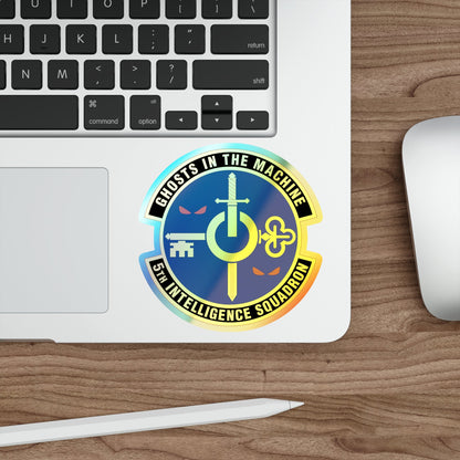 5 Intelligence Squadron ACC (U.S. Air Force) Holographic STICKER Die-Cut Vinyl Decal-The Sticker Space