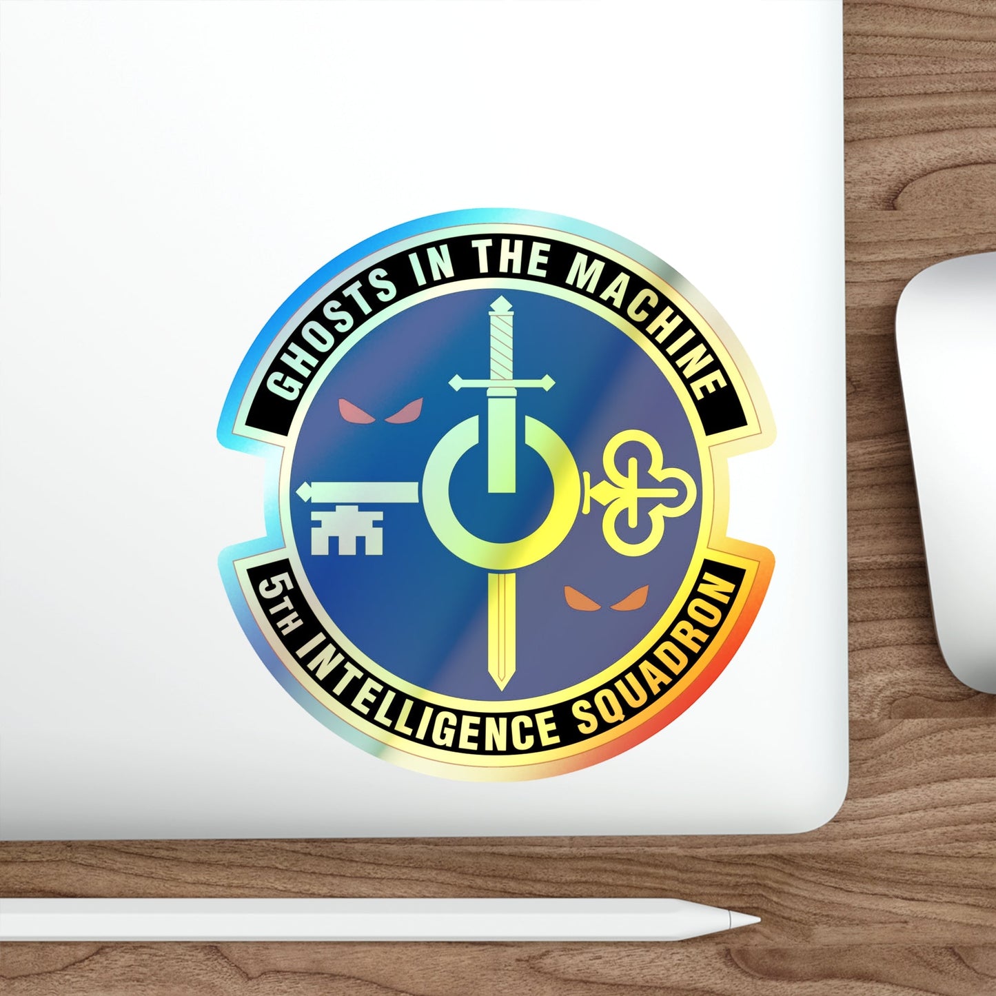 5 Intelligence Squadron ACC (U.S. Air Force) Holographic STICKER Die-Cut Vinyl Decal-The Sticker Space