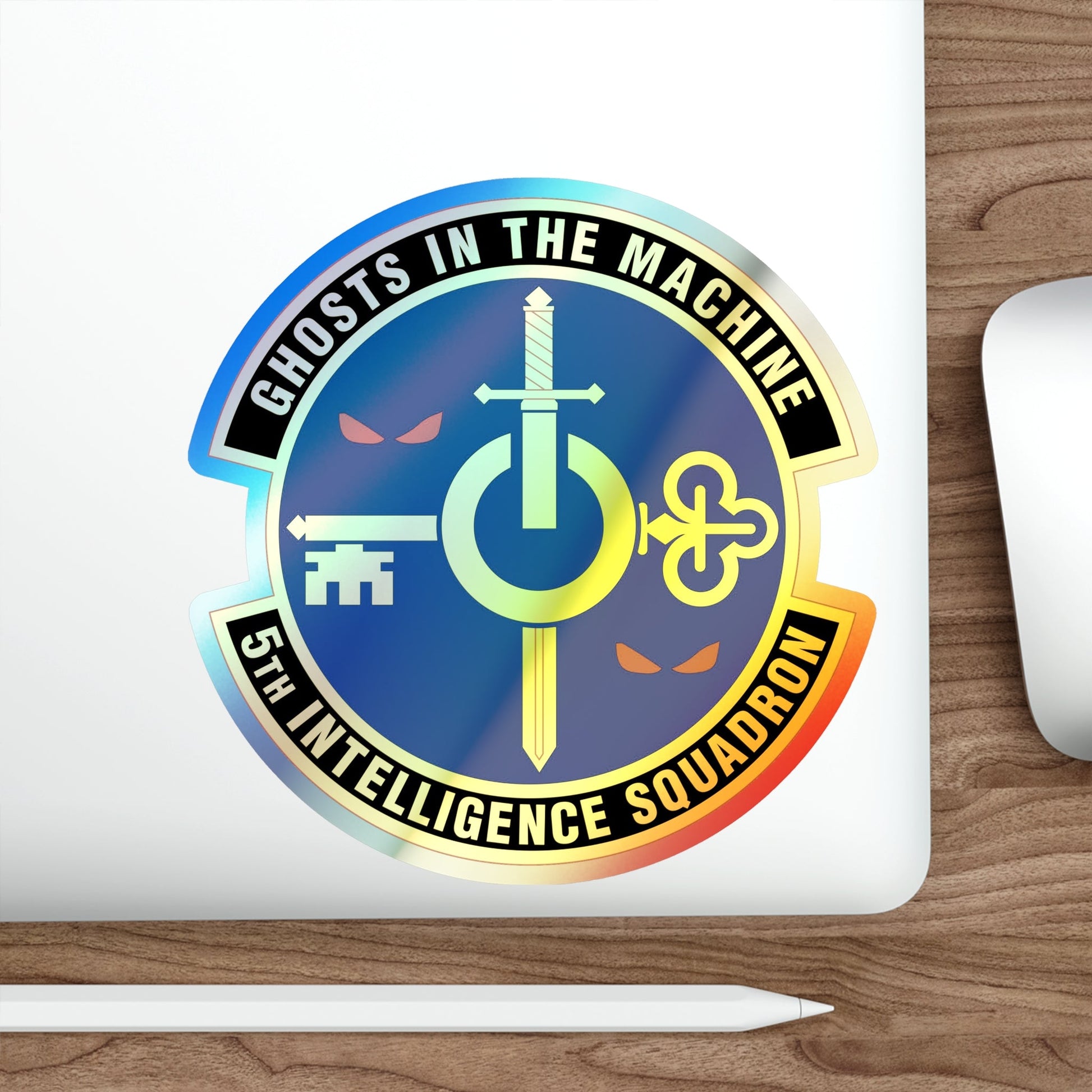 5 Intelligence Squadron ACC (U.S. Air Force) Holographic STICKER Die-Cut Vinyl Decal-The Sticker Space