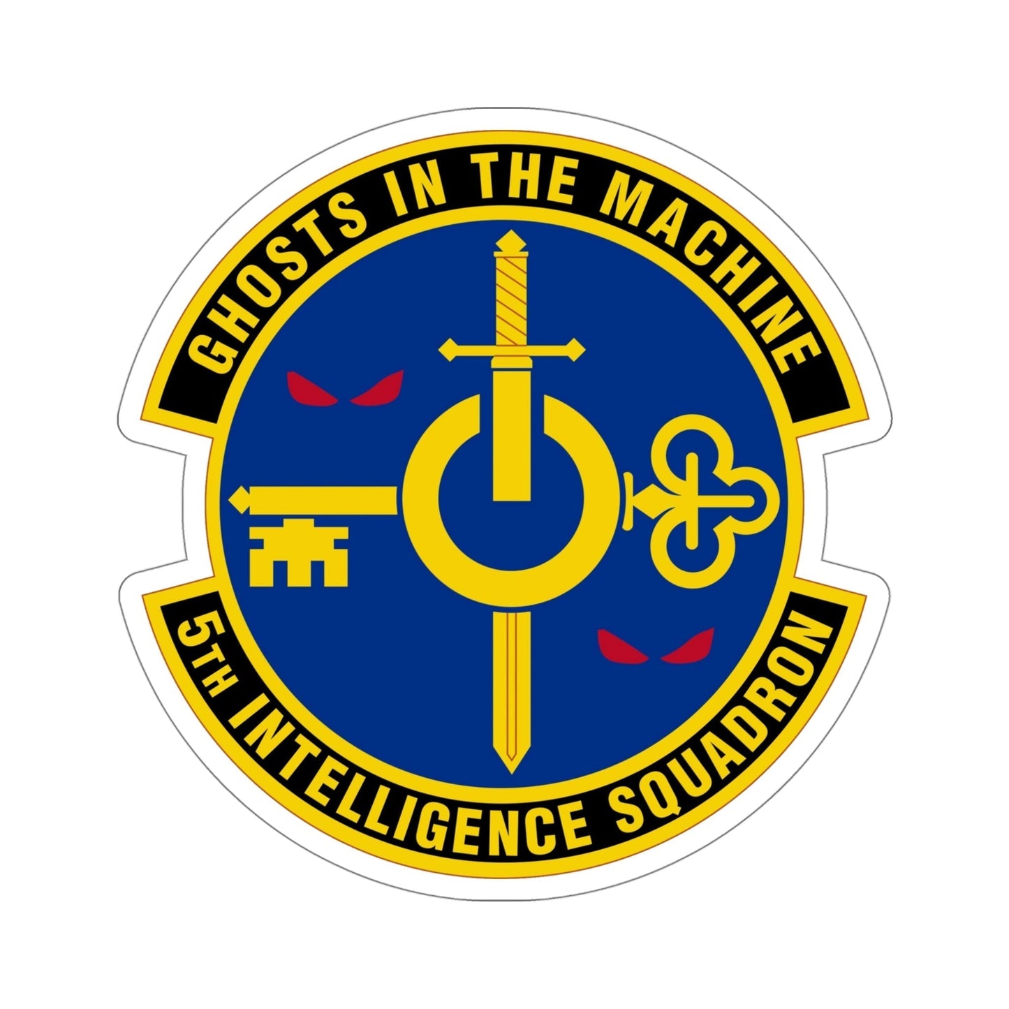 5 Intelligence Squadron ACC (U.S. Air Force) STICKER Vinyl Die-Cut Decal-5 Inch-The Sticker Space