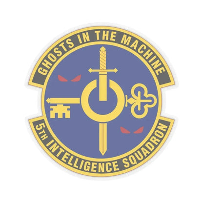 5 Intelligence Squadron ACC (U.S. Air Force) STICKER Vinyl Kiss-Cut Decal 6 Inch Transparent - The Sticker Space