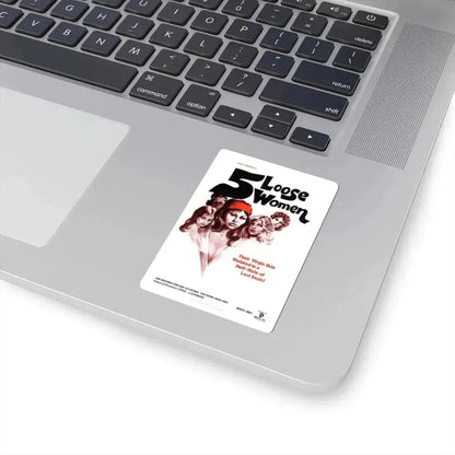 5 LOOSE WOMEN 1974 Movie Poster - STICKER Vinyl Kiss-Cut Decal - The Sticker Space