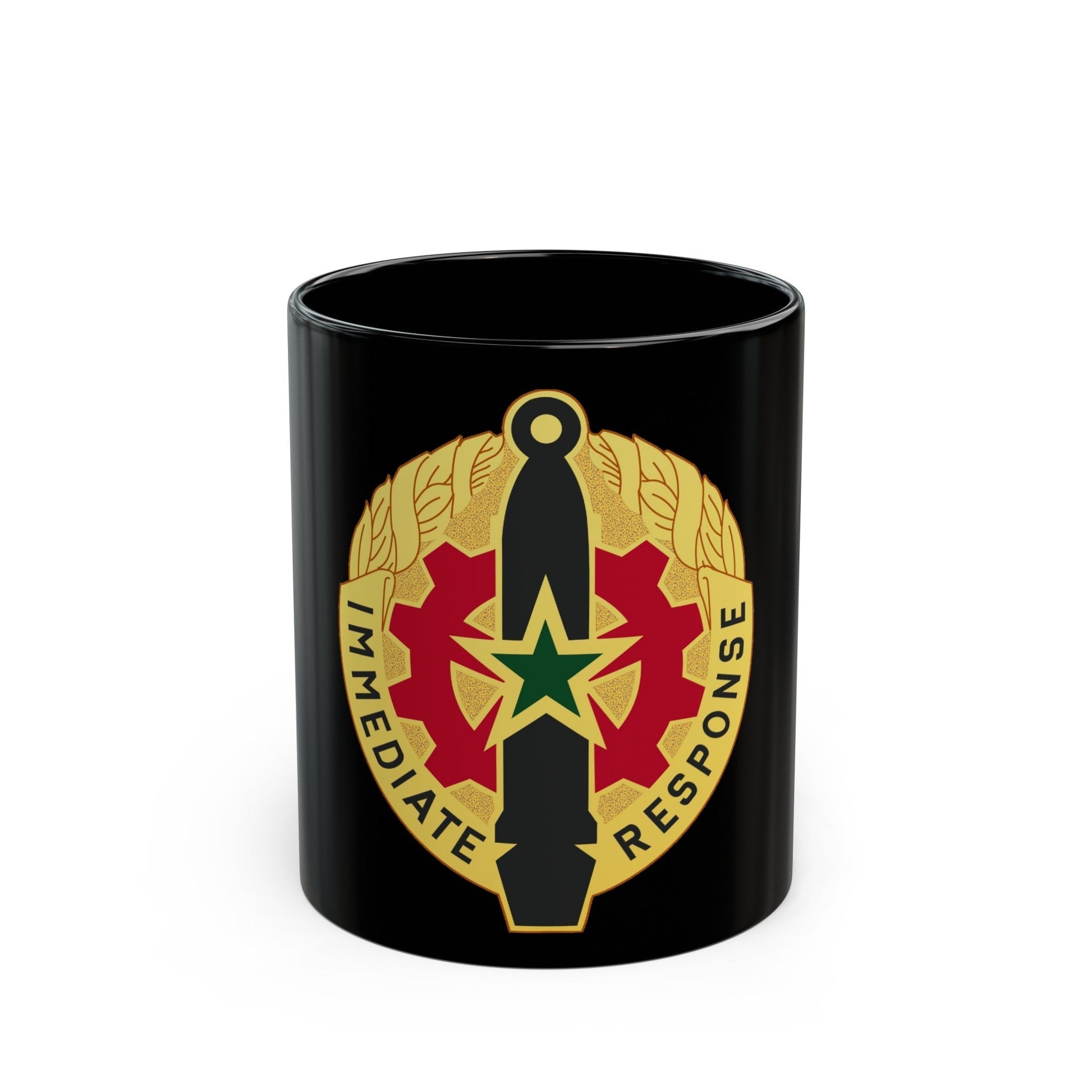 5 Maintenance Battalion (U.S. Army) Black Coffee Mug-11oz-The Sticker Space