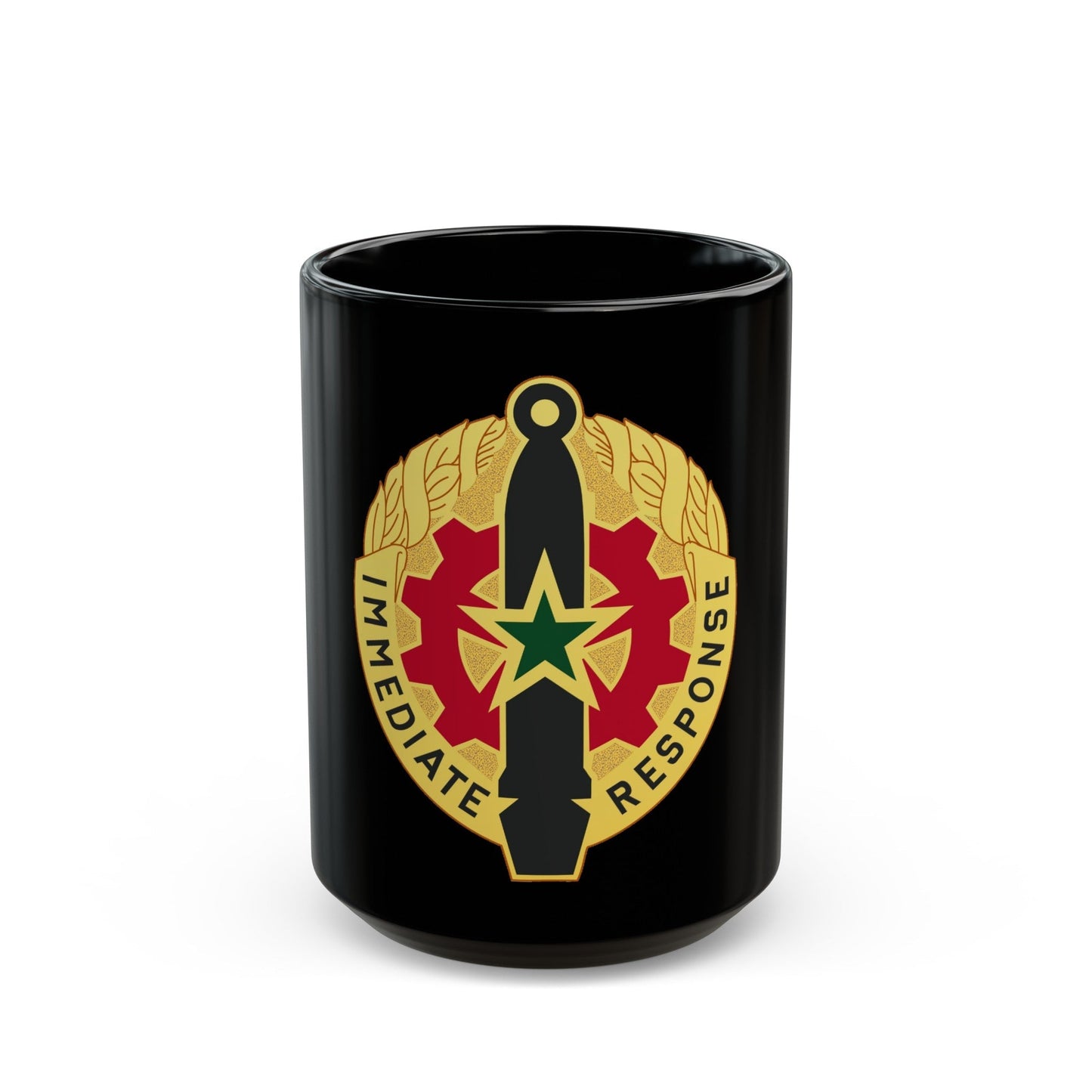 5 Maintenance Battalion (U.S. Army) Black Coffee Mug-15oz-The Sticker Space