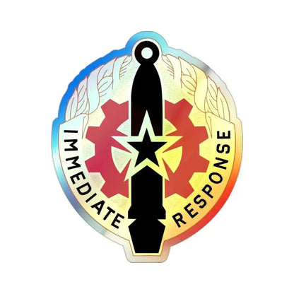 5 Maintenance Battalion (U.S. Army) Holographic STICKER Die-Cut Vinyl Decal 2 Inch Holographic - The Sticker Space