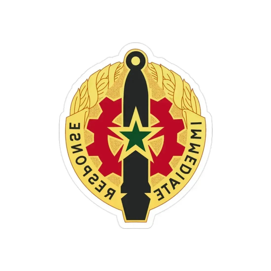 5 Maintenance Battalion (U.S. Army) REVERSE PRINT Transparent Die-Cut STICKER 2 Inch Die-Cut Transparent - The Sticker Space