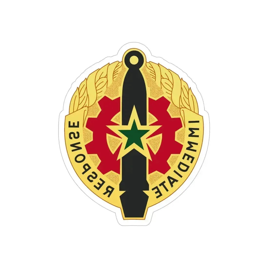 5 Maintenance Battalion (U.S. Army) REVERSE PRINT Transparent Die-Cut STICKER 6 Inch Die-Cut Transparent - The Sticker Space