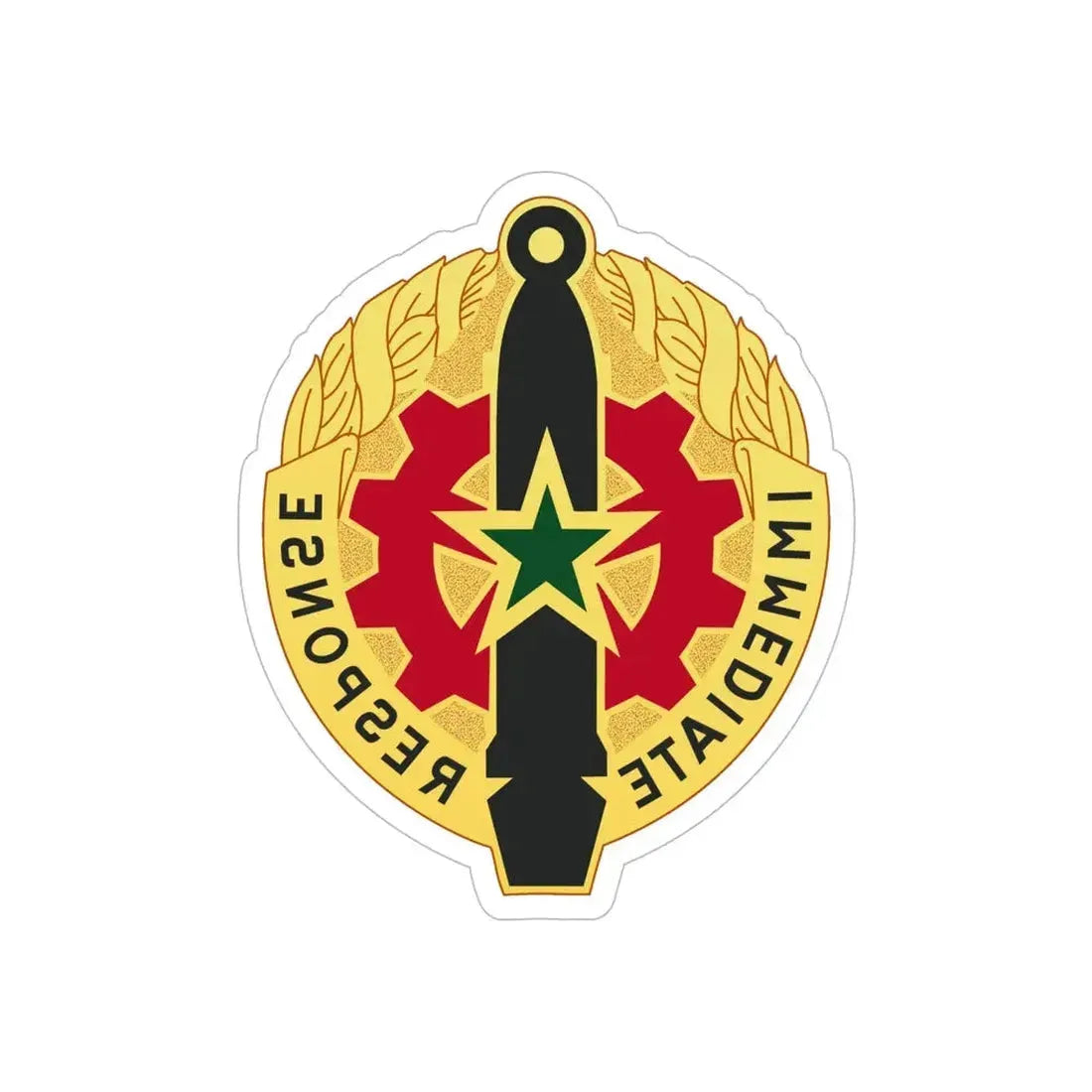 5 Maintenance Battalion (U.S. Army) REVERSE PRINT Transparent Die-Cut STICKER - The Sticker Space