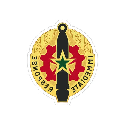5 Maintenance Battalion (U.S. Army) REVERSE PRINT Transparent Die-Cut STICKER - The Sticker Space