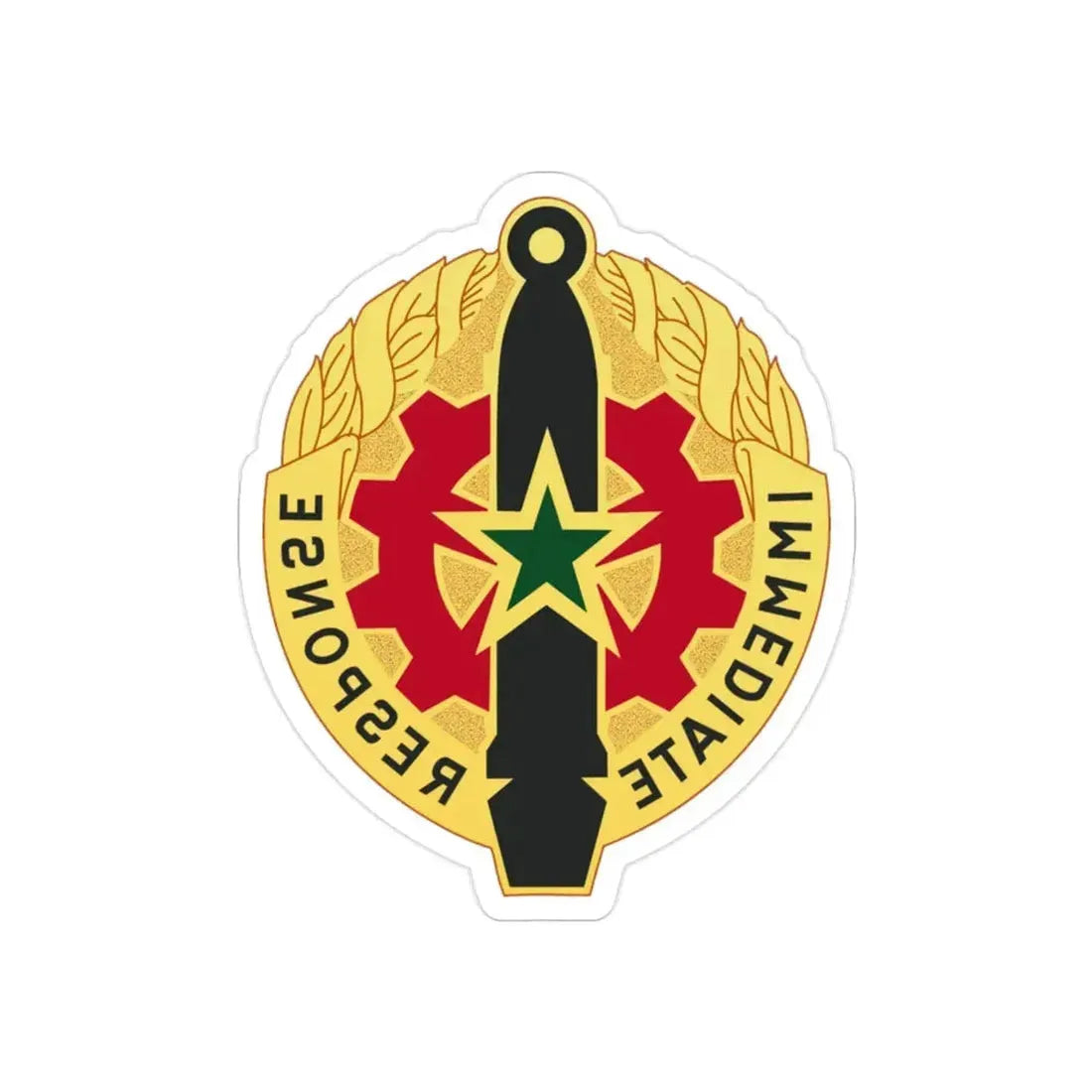 5 Maintenance Battalion (U.S. Army) REVERSE PRINT Transparent Die-Cut STICKER - The Sticker Space