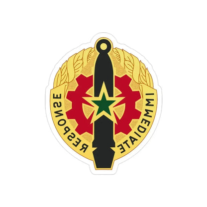 5 Maintenance Battalion (U.S. Army) REVERSE PRINT Transparent Die-Cut STICKER - The Sticker Space