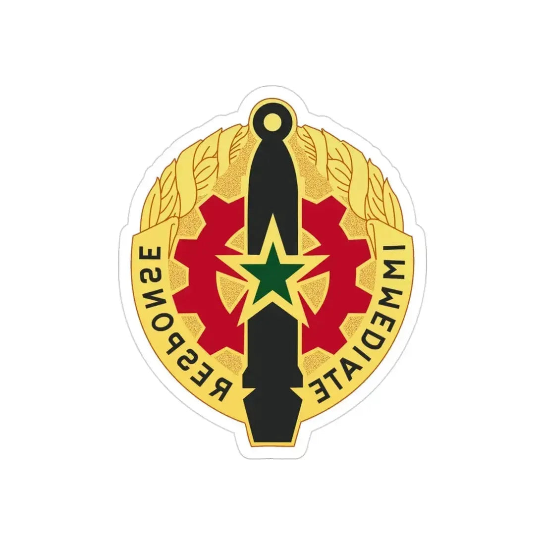 5 Maintenance Battalion (U.S. Army) REVERSE PRINT Transparent Die-Cut STICKER - The Sticker Space