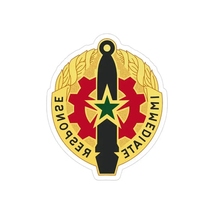 5 Maintenance Battalion (U.S. Army) REVERSE PRINT Transparent Die-Cut STICKER - The Sticker Space