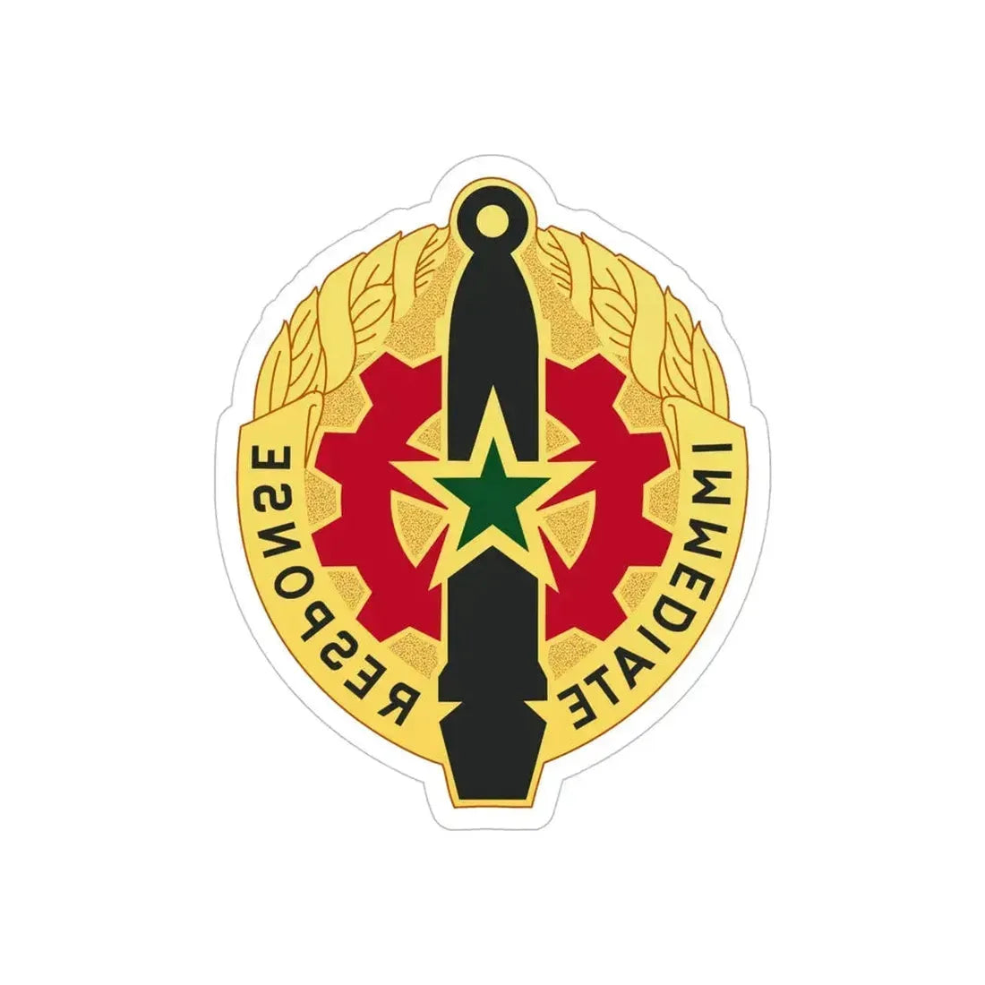 5 Maintenance Battalion (U.S. Army) REVERSE PRINT Transparent Die-Cut STICKER - The Sticker Space