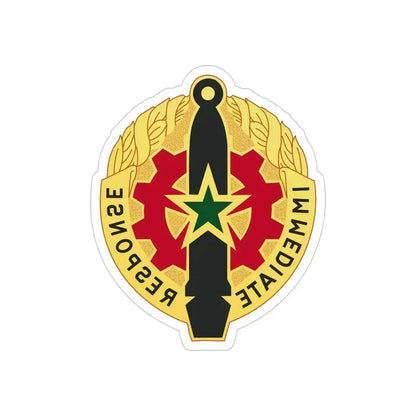 5 Maintenance Battalion (U.S. Army) REVERSE PRINT Transparent Die-Cut STICKER - The Sticker Space