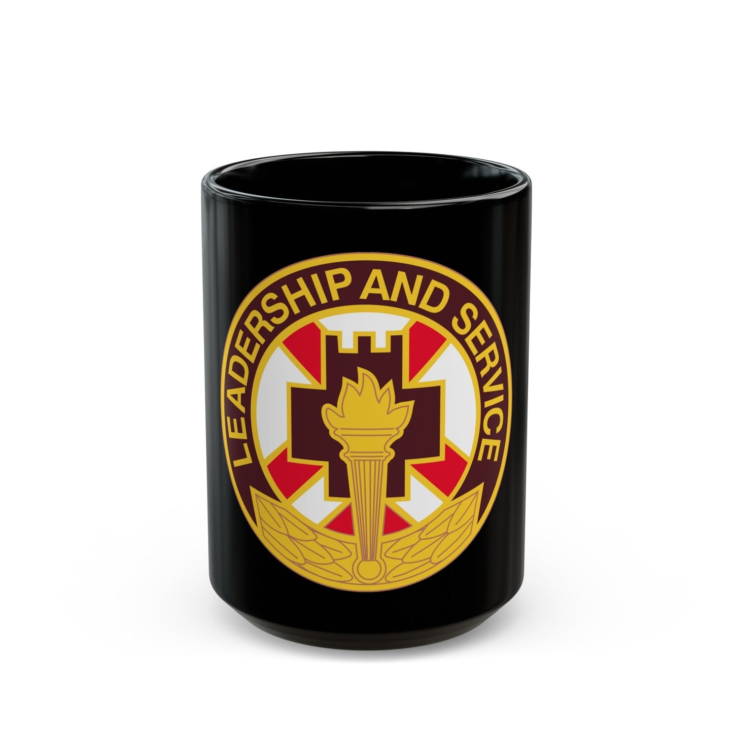 5 Medical Brigade (U.S. Army) Black Coffee Mug-15oz-The Sticker Space