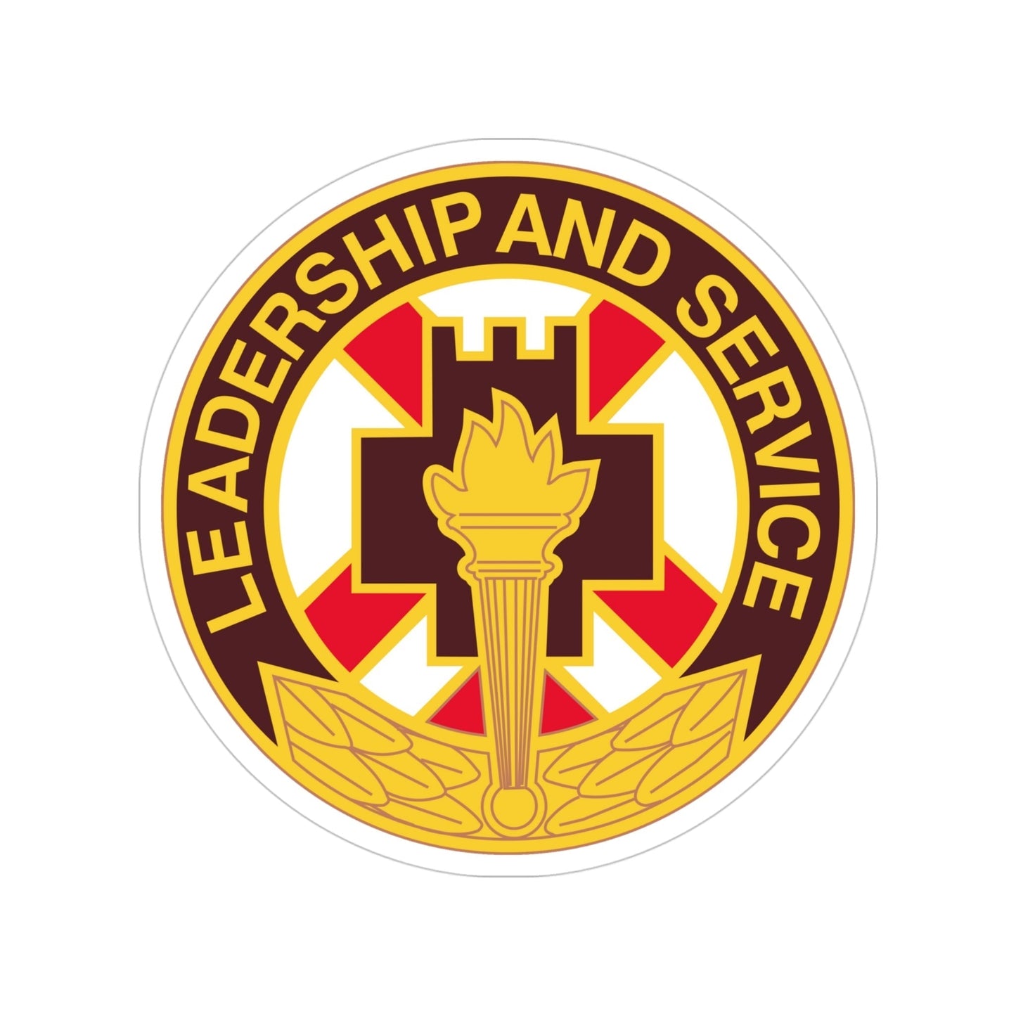 5 Medical Brigade (U.S. Army) Transparent STICKER Die-Cut Vinyl Decal-4 Inch-The Sticker Space