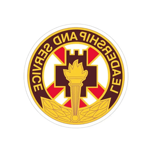 5 Medical Brigade (U.S. Army) REVERSE PRINT Transparent Die-Cut STICKER 6 Inch Die-Cut Transparent - The Sticker Space