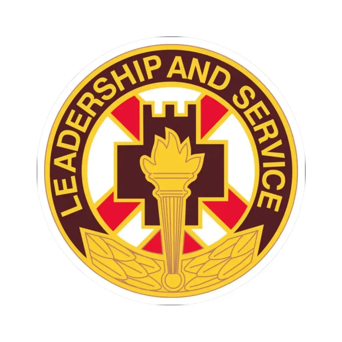 5 Medical Brigade (U.S. Army) STICKER Vinyl Kiss-Cut Decal 2 Inch White - The Sticker Space