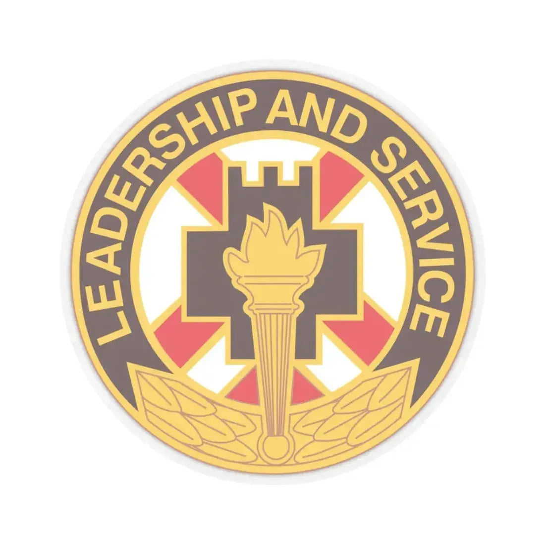 5 Medical Brigade (U.S. Army) STICKER Vinyl Kiss-Cut Decal 3 Inch Transparent - The Sticker Space