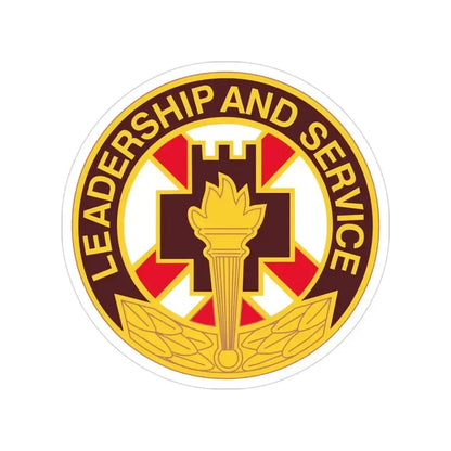5 Medical Brigade (U.S. Army) Transparent STICKER Die-Cut Vinyl Decal 3 Inch - The Sticker Space