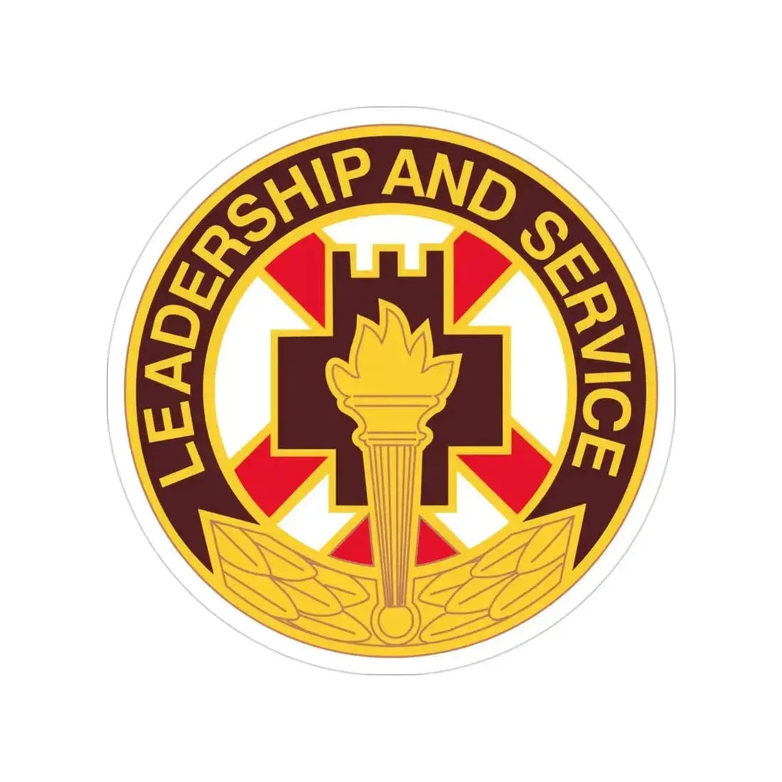 5 Medical Brigade (U.S. Army) Transparent STICKER Die-Cut Vinyl Decal - The Sticker Space